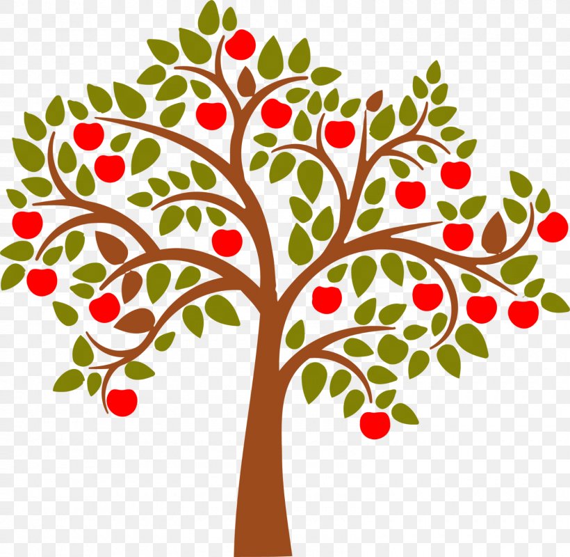 Clip Art Vector Graphics Tree Illustration Image, PNG, 1600x1562px, Tree, Apple, Botany, Branch, Flower Download Free