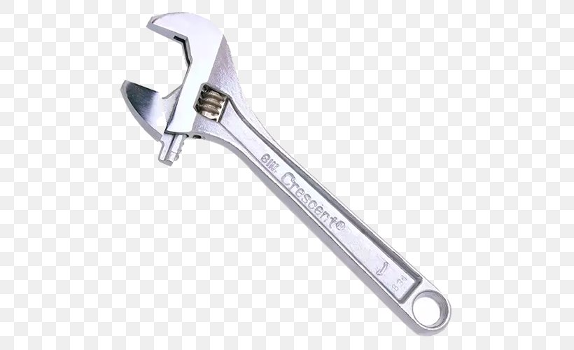 Adjustable Spanner Hand Tool Crescent Spanners, PNG, 500x500px, Adjustable Spanner, Apex Tool Group, Apex Tool Group Ac212vs, Chrome Plating, Craftsman Download Free