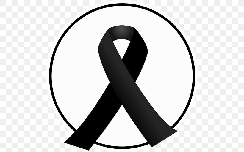 Black Ribbon Android, PNG, 512x512px, Black Ribbon, Android, Area, Black, Black And White Download Free