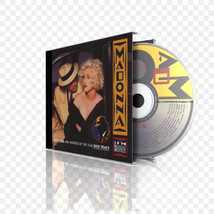 Compact Disc I'm Breathless Soundtrack Reissue GIGANT, PNG, 1000x1000px, Compact Disc, Album, Brand, Dick Tracy, Dvd Download Free