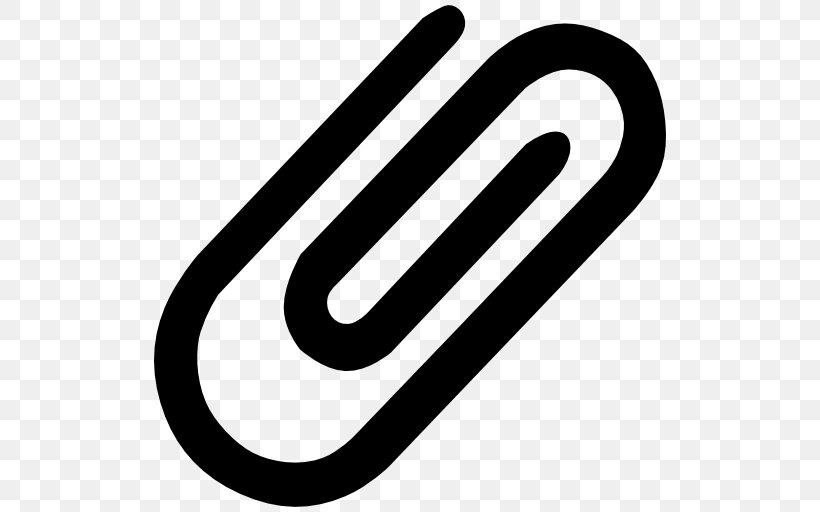 Icon Design Paper Clip, PNG, 512x512px, Icon Design, Area, Black And White, Brand, Font Awesome Download Free