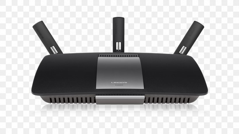 Linksys EA6900 Wireless Router IEEE 802.11ac Wi-Fi, PNG, 876x492px, Wireless Router, Computer Network, Default Password, Electronics, Electronics Accessory Download Free