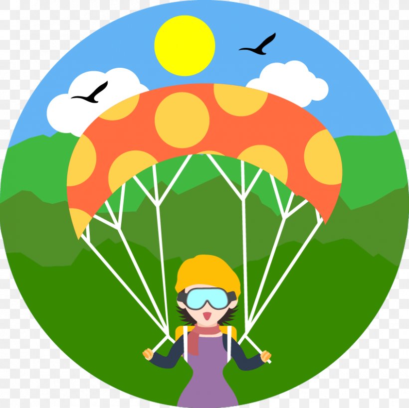 Parachute Parachuting Clip Art, PNG, 844x843px, Parachute, Area, Ball, Clip Art, Gleitschirm Download Free