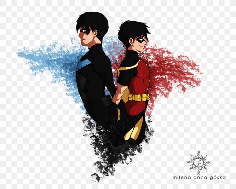 Dick Grayson Robin Damian Wayne Nightwing Batman, PNG, 900x720px, Dick Grayson, Art, Batgirl, Batman, Batman Robin Download Free