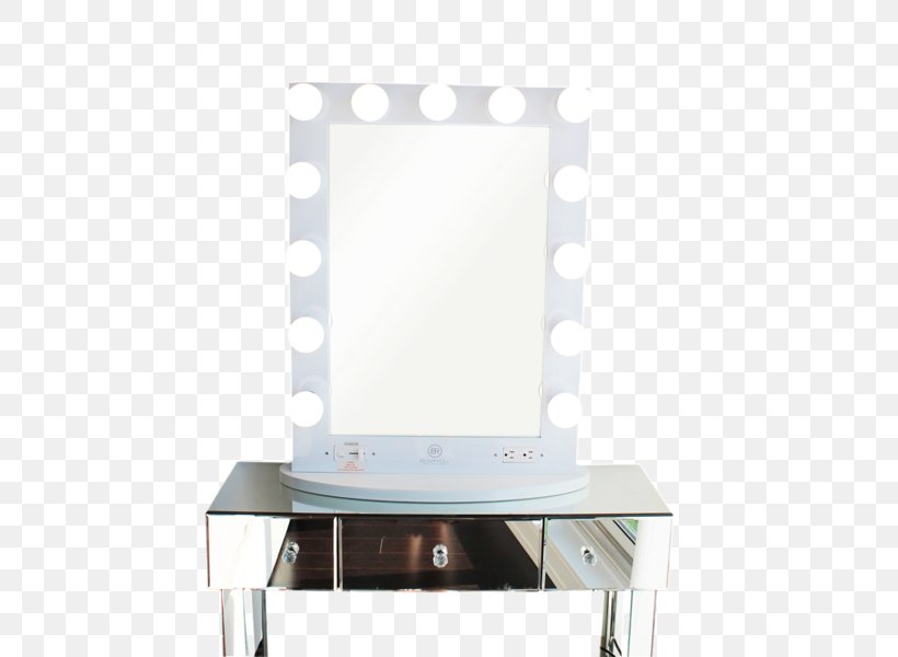 Light Vanity Mirror Cosmetics Table, Rectangular Vanity Stand Mirror
