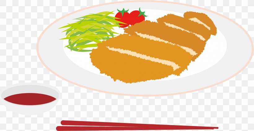 Tonkatsu Japanese Cuisine Food Pork, PNG, 3840x1986px, Tonkatsu, Cuisine, Cutlet, Deep Frying, Dish Download Free