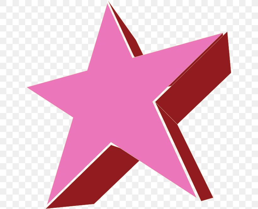 Pink Star, PNG, 651x666px, Pink, Animation, Magenta, Pentagram, Red Download Free