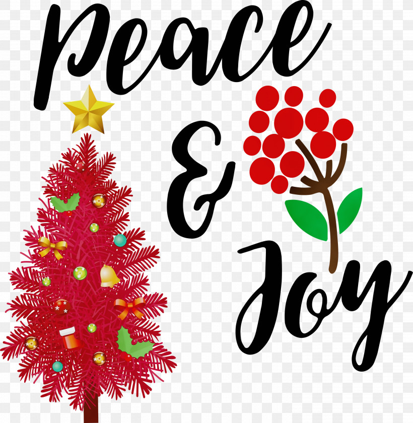Christmas Day, PNG, 2926x3000px, Peace And Joy, Calligraphy, Christmas Day, Christmas Ornament, Christmas Ornament M Download Free