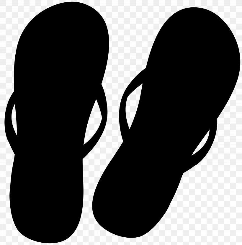 Flip-flops Slipper Black & White, PNG, 5927x6000px, Flipflops, Black M, Black White M, Blackandwhite, Footwear Download Free