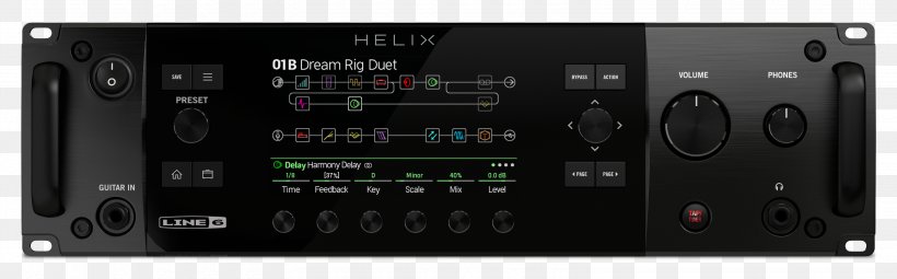 Line 6 Helix Rack Effects Processors & Pedals 19-inch Rack, PNG, 3140x978px, 19inch Rack, Line 6 Helix, Audio, Audio Equipment, Audio Receiver Download Free