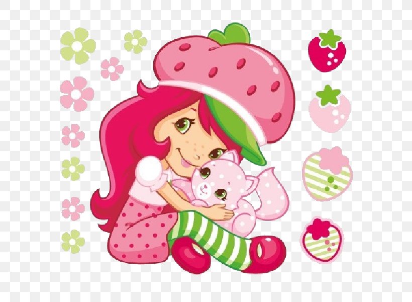 Strawberry Shortcake Strawberry Shortcake Cream Custard, PNG, 600x600px, Watercolor, Cartoon, Flower, Frame, Heart Download Free