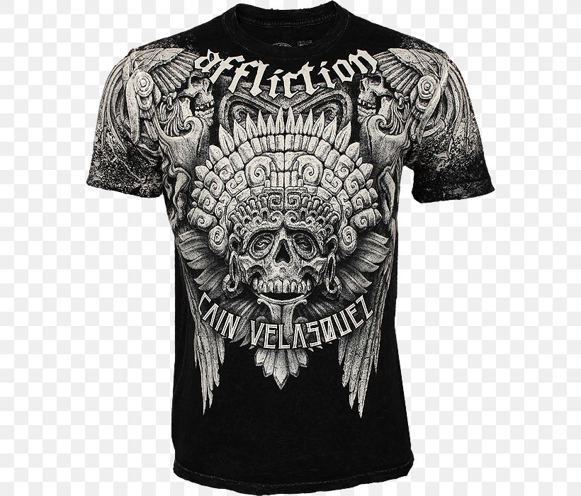 T-shirt UFC 160: Velasquez Vs. Silva 2 Mixed Martial Arts Clothing Sleeve, PNG, 700x700px, Tshirt, Active Shirt, Affliction Clothing, Black, Bone Download Free