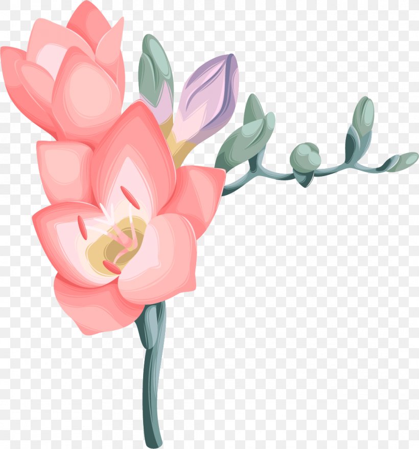 Floral Design Flower Cartoon, PNG, 1089x1165px, Floral Design, Artificial Flower, Bud, Cartoon, Cut Flowers Download Free