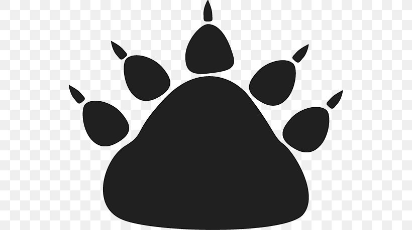 American Black Bear Brown Bear Paw Clip Art, PNG, 545x459px, Bear, American Black Bear, Black, Black And White, Brown Bear Download Free