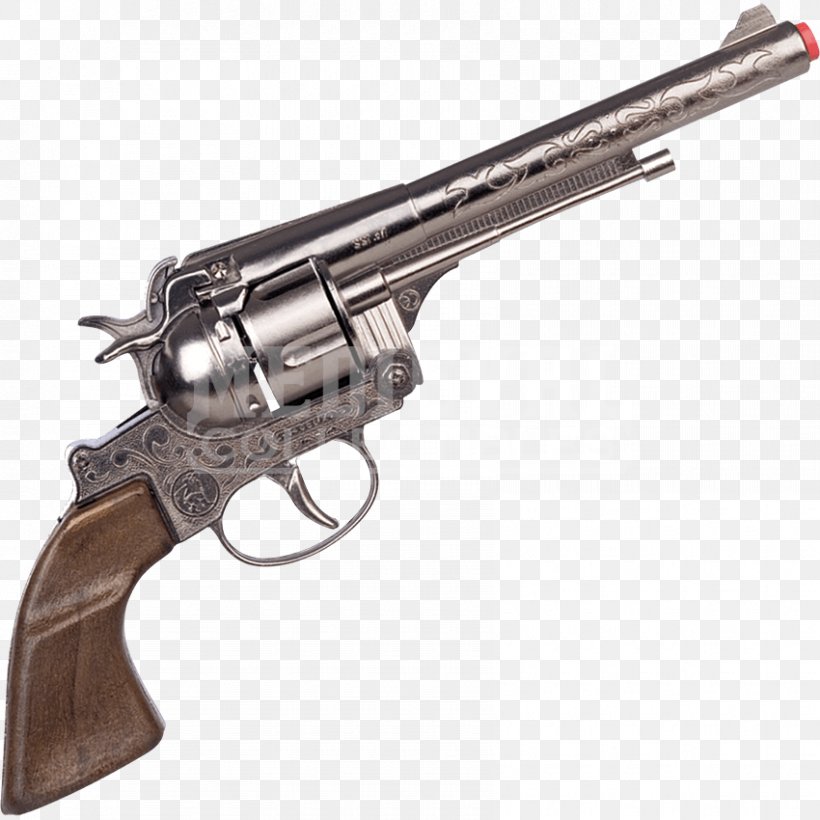 Revolver Cap Gun Firearm Cowboy Colt Single Action Army, PNG, 850x850px, Revolver, Air Gun, Airsoft, Cap Gun, Colt Buntline Download Free