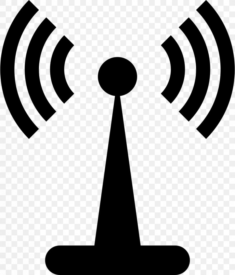 Wi-Fi Telecommunications Tower Signal Clip Art, PNG, 838x980px, Wifi, Artwork, Black And White, Cell Site, Mobile Phones Download Free