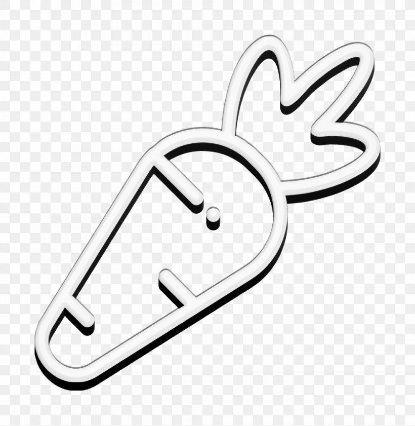 Fruits And Vegetables Icon Carrot Icon, PNG, 984x1010px, Fruits And Vegetables Icon, Black And White, Carrot Icon, Chemical Symbol, Jewellery Download Free