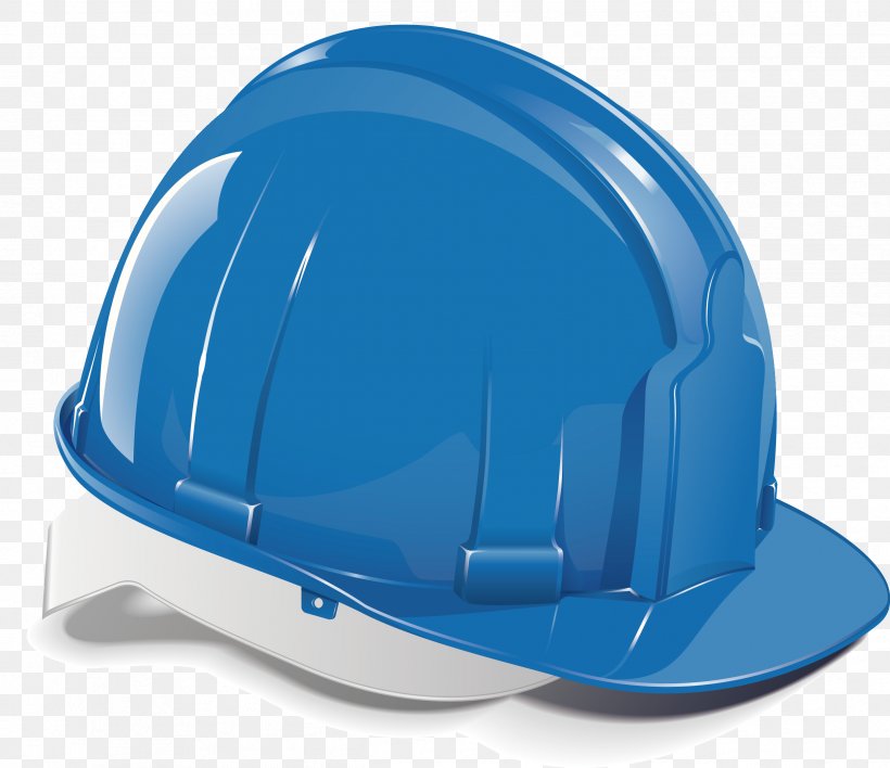 Motorcycle Helmet Euclidean Vector Laborer, PNG, 2492x2153px, Motorcycle Helmet, Bicycle Helmet, Blue, Bluecollar Worker, Cap Download Free