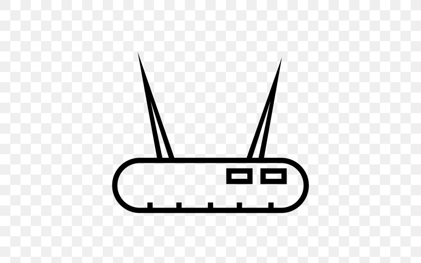 Wireless Router Wi-Fi Clip Art, PNG, 512x512px, Router, Area, Black And White, Brand, Dsl Modem Download Free