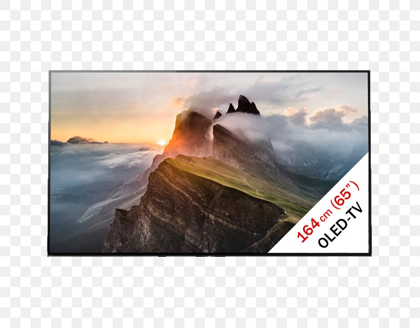 Sony BRAVIA KD-A1 Smart TV 4K Resolution High-definition Television OLED, PNG, 640x640px, 4k Resolution, Smart Tv, Bravia, Geological Phenomenon, Heat Download Free
