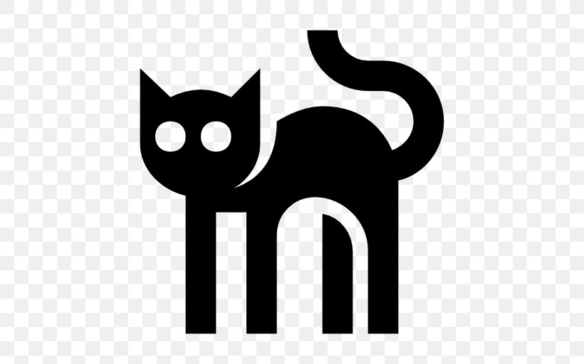 Black Cat Symbol, PNG, 512x512px, Cat, Black, Black And White, Black Cat, Carnivoran Download Free