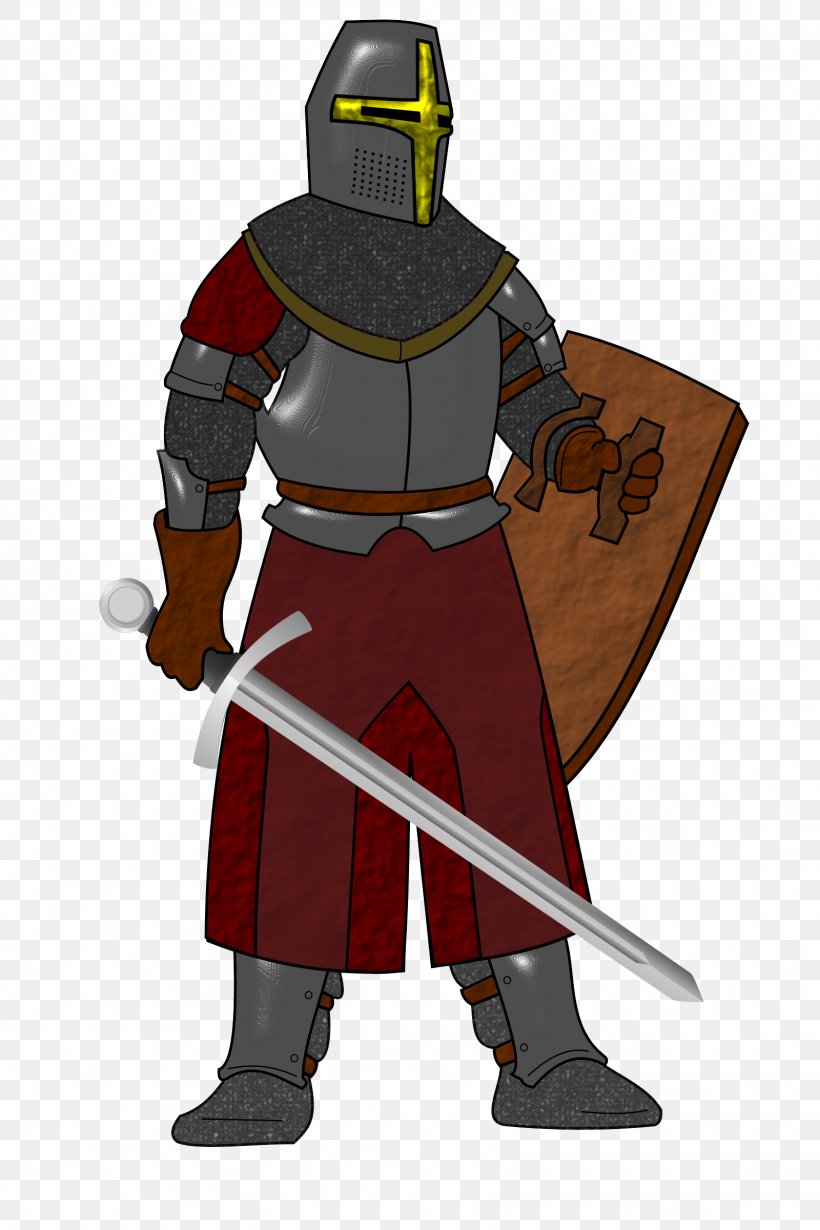 Middle Ages Knight Clip Art, PNG, 1600x2400px, Middle Ages, Armour, Cold Weapon, Costume, Fictional Character Download Free