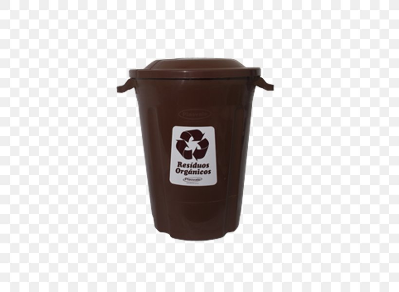 Plastic Desecho Orgánico Rubbish Bins & Waste Paper Baskets Brown, PNG, 600x600px, Plastic, Brown, Cup, Lid, Liter Download Free