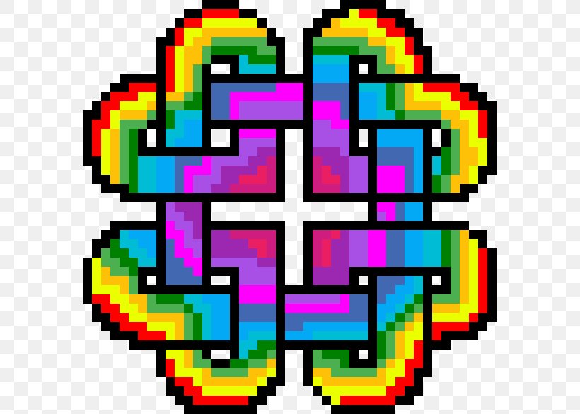 Bead Cross-stitch Rainbow Dash Pattern, PNG, 585x585px, Bead, Area, Art, Biscornu, Craft Download Free