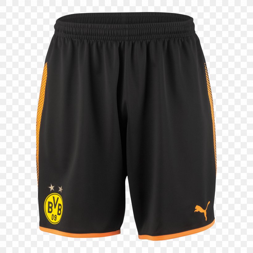 Borussia Dortmund T-shirt Jersey Kit Adidas, PNG, 1600x1600px, 2017, Borussia Dortmund, Active Shorts, Adidas, Clothing Download Free