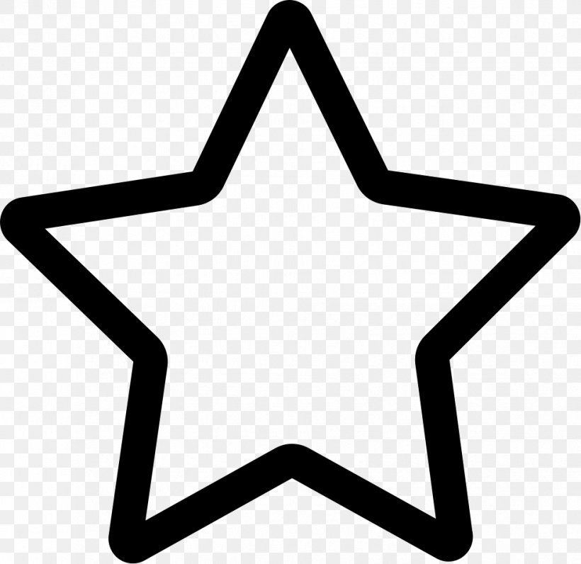 Star Clip Art, PNG, 981x953px, Star, Area, Black And White, Fivepointed Star, Icon Design Download Free
