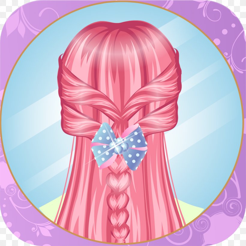Hot Braid Hairdresser HD Hairdressing Games Dress Up Games For Girls, PNG, 1024x1024px, Watercolor, Cartoon, Flower, Frame, Heart Download Free
