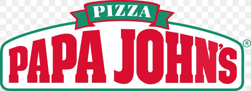 Logo Papa John's Pizza Papa John's Ganjlik Vector Graphics, PNG, 3302x1201px, Logo, Area, Brand, Pizza, Signage Download Free