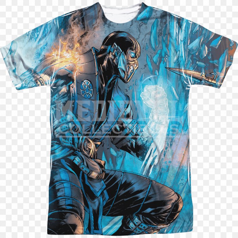 sub zero mortal kombat t shirt