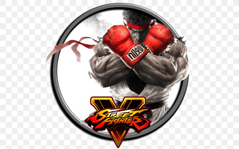 Street Fighter V Street Fighter II: The World Warrior Street Fighter IV PlayStation 4 Ryu, PNG, 512x512px, 4k Resolution, Street Fighter V, Akuma, Arcade Game, Boxing Equipment Download Free