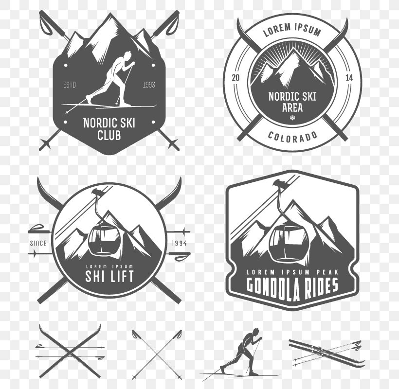 Alpine Skiing Logo, PNG, 800x800px, Skiing, Alpine Skiing, Black And White, Brand, Diagram Download Free