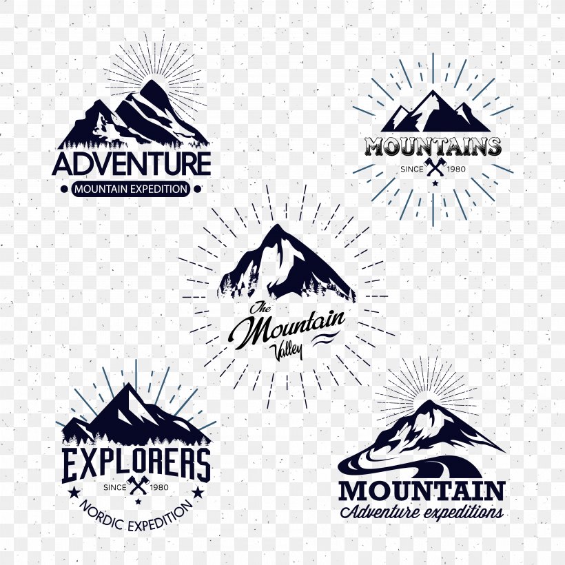 Mountain Logo Icon, PNG, 3776x3779px, Mountain, Brand, Cdr, Label, Logo Download Free