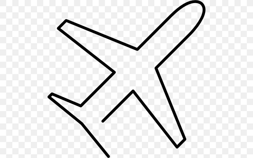 Airplane Drawing, PNG, 512x512px, Airplane, Area, Black, Black And White, Drawing Download Free