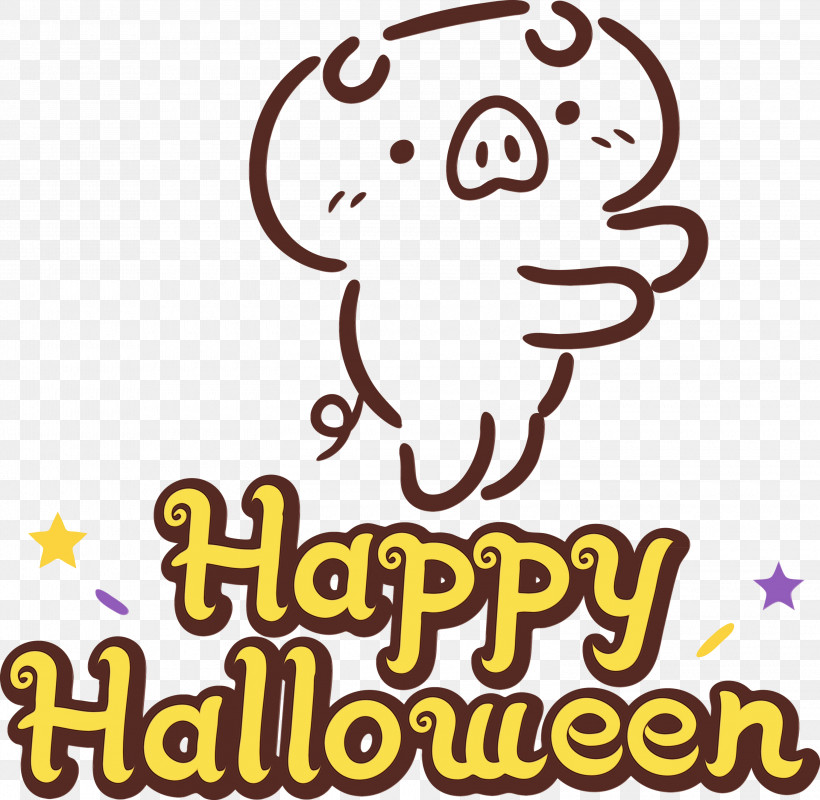 Cartoon Happiness Dog Plant Behavior, PNG, 3000x2927px, Happy Halloween, Behavior, Cartoon, Dog, Happiness Download Free
