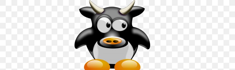 Cattle Penguin Calf Tuxedo Clip Art, PNG, 300x245px, Cattle, Calf, Carnivoran, Cartoon, Clothing Download Free