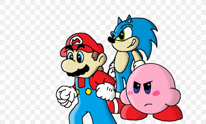 Mario & Sonic At The Olympic Games Super Mario Bros. Kirby Capcom, PNG, 900x546px, Watercolor, Cartoon, Flower, Frame, Heart Download Free