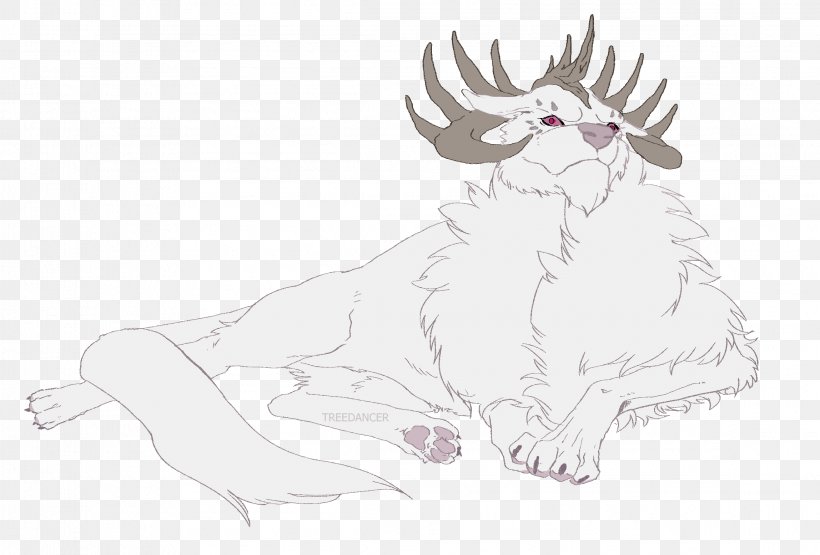 Reindeer Bear Sketch Dog Canidae, PNG, 2297x1557px, Reindeer, Animal, Animal Figure, Antler, Artwork Download Free