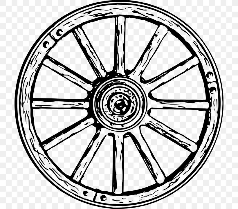 Wagon Car Wheel Clip Art, PNG, 720x720px, Wagon, Alloy Wheel, Auto Part, Bicycle Part, Bicycle Wheel Download Free