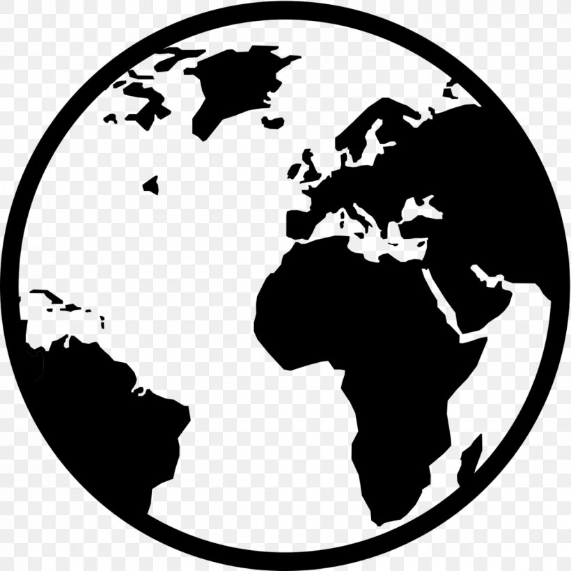 World Map Globe World Clock, PNG, 1200x1200px, World, Black, Black And White, Geography, Globe Download Free