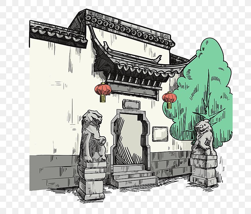 Illustration Product Design Creative Work Originality, PNG, 700x700px, Creative Work, Architecture, Art, Cartoon, Confucius Temple Download Free