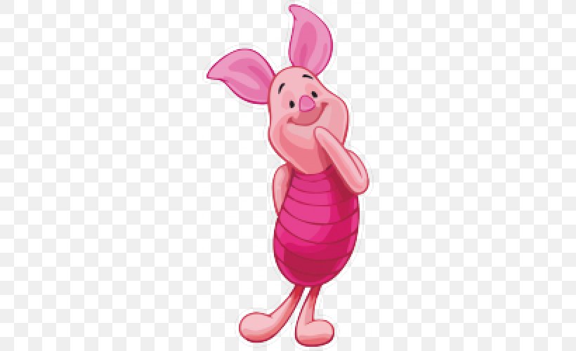 Piglet Winnie-the-Pooh Eeyore Roo Winnipeg, PNG, 500x500px, Piglet, Animal Figure, Character, Easter Bunny, Eeyore Download Free