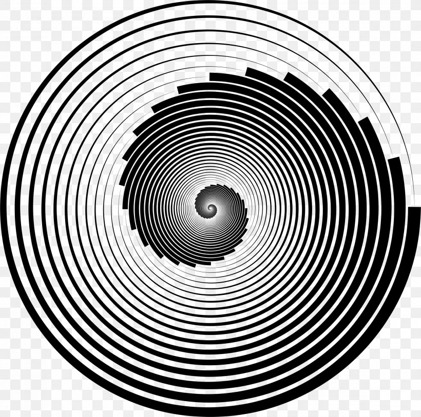 Circle Spiral Monochrome Photography, PNG, 2320x2302px, Spiral, Art, Black And White, Concentric Objects, Geometry Download Free
