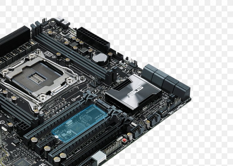 MicroATX LGA 2011 Motherboard Intel X99 ASUS X99-M WS, PNG, 840x600px, Microatx, Asus, Atx, Computer Component, Computer Hardware Download Free