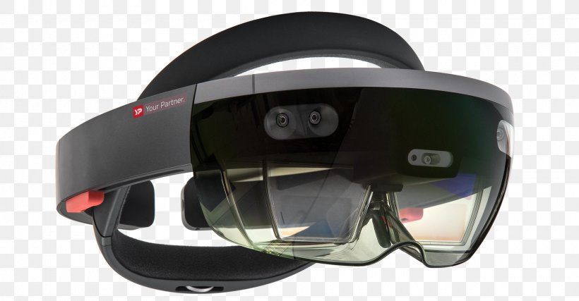 Microsoft HoloLens Augmented Reality Goggles Glasses, PNG, 1920x1000px