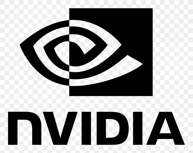 Nvidia GeForce Graphics Processing Unit Logo, PNG, 2400x1908px, Nvidia, Area, Black And White, Brand, Business Download Free