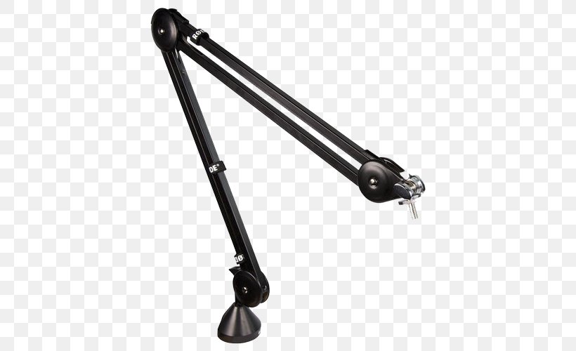 Microphone Stands Rode PSA1 Studio Boom Arm Broadcasting Røde Microphones, PNG, 500x500px, Microphone, Automotive Exterior, Black, Broadcasting, Camera Accessory Download Free